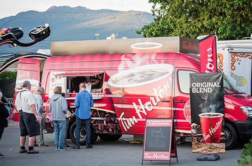 Tim Horton's Coffee Truck